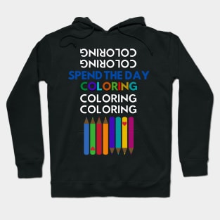 Coloring Colorist Hoodie